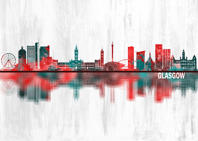 Glasgow Scotland Skyline