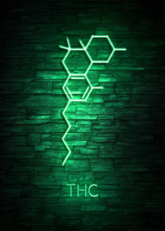THC NEON MOLECULE