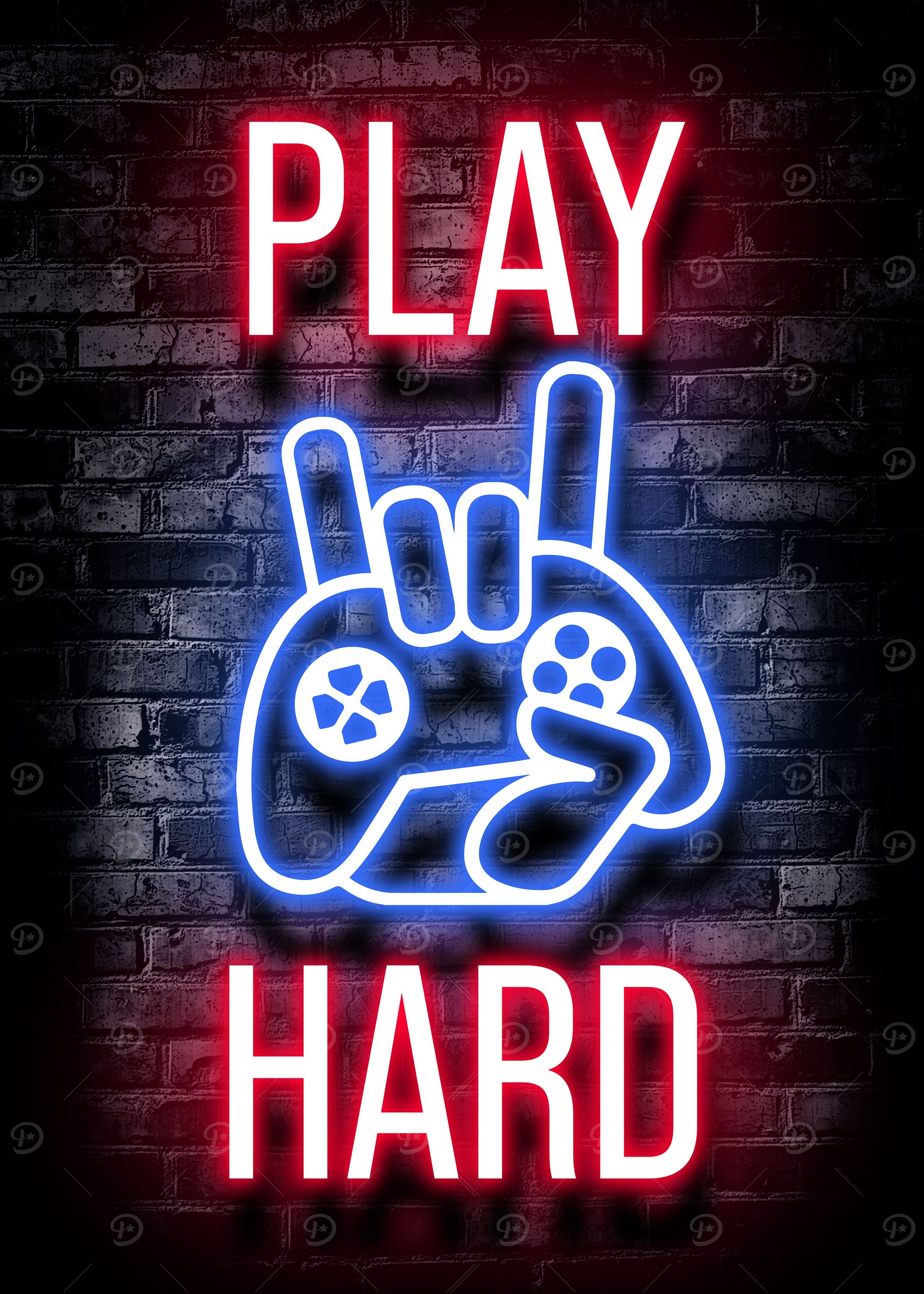 Play hard gaming quote