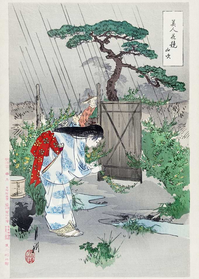 Women in Botanicals Garden