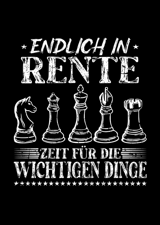 Rente Geschenk Schach