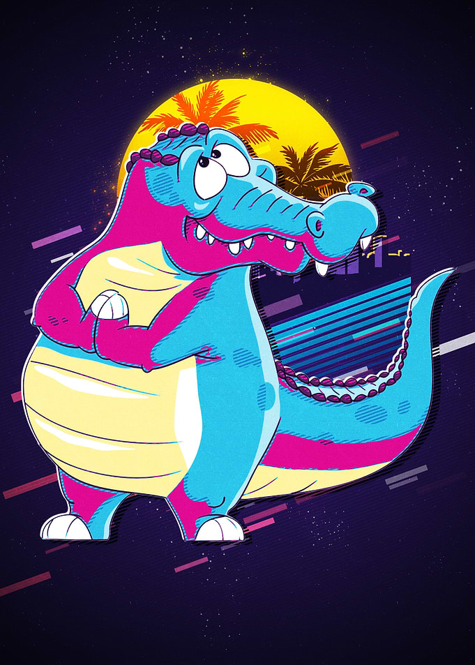 Crocodile Retro