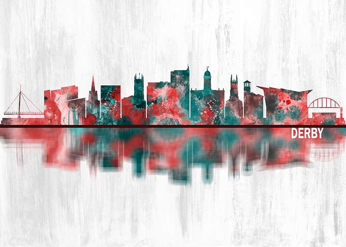 Derby England Skyline