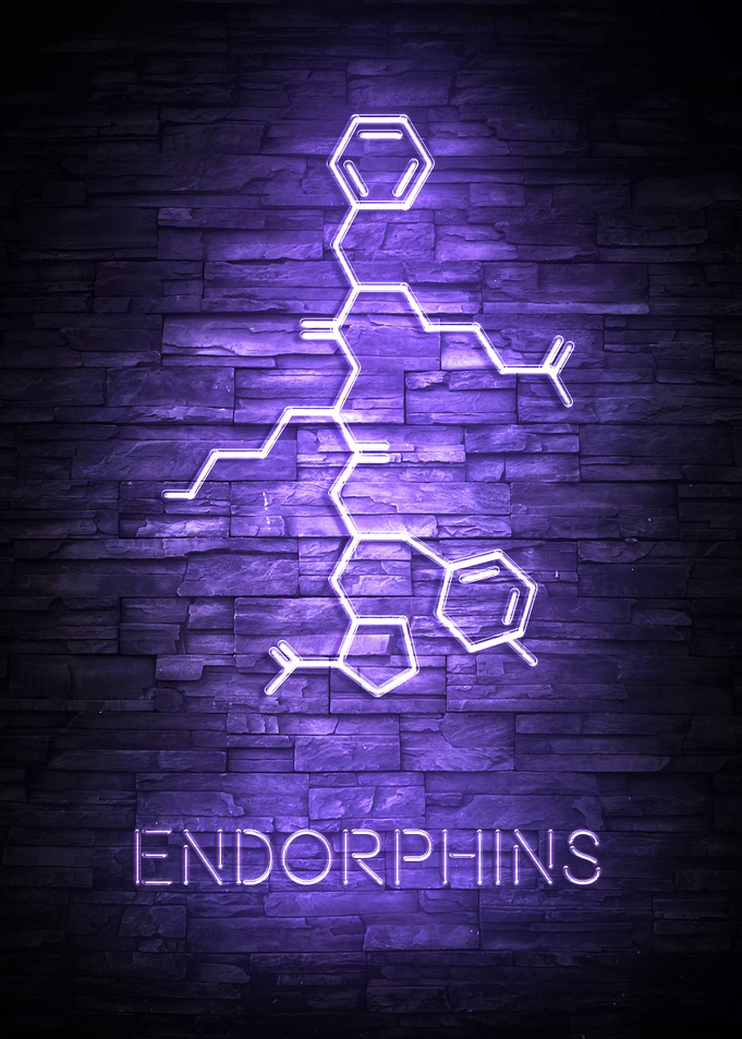 ENDORPHINS NEON MOLECULE