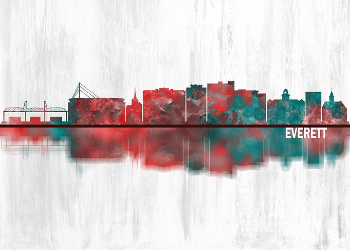 Everett Washington Skyline