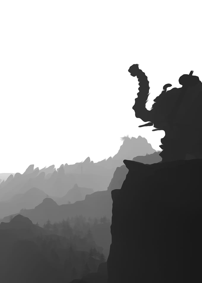Monochrome Elephant