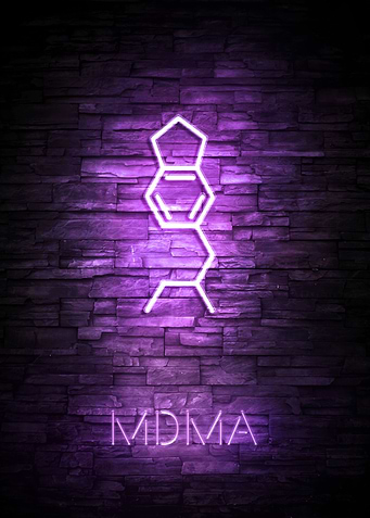 MDMA NEON MOLECULE