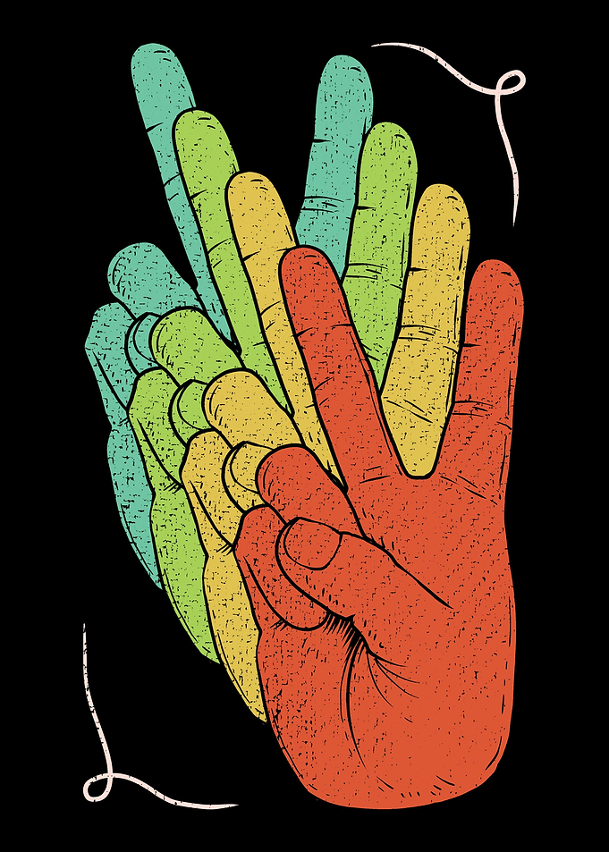 Retro Peace Vintage Passio