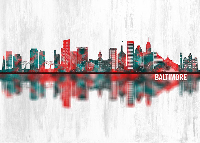 Baltimore Maryland skyline