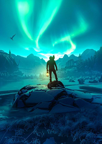Teal night