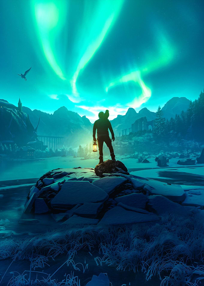 Teal night