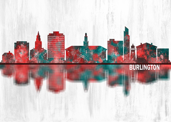 Burlington Vermont Skyline