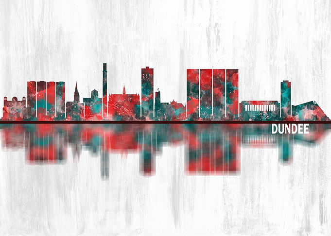 Dundee Scotland Skyline