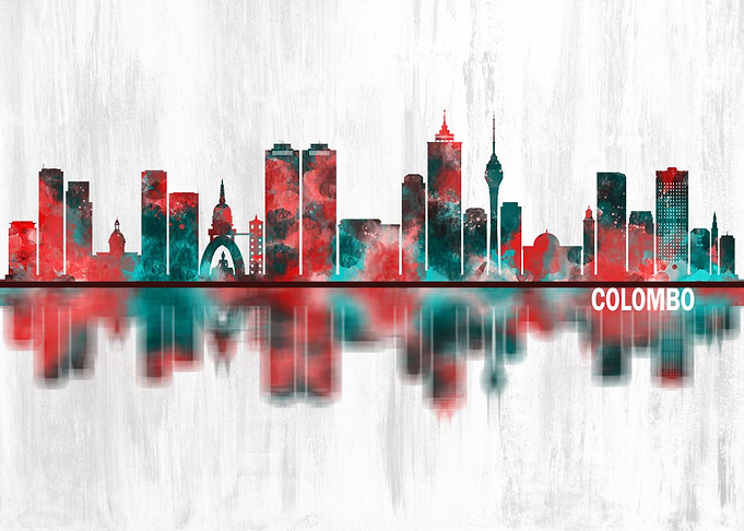 Colombo Sri Lanka Skyline