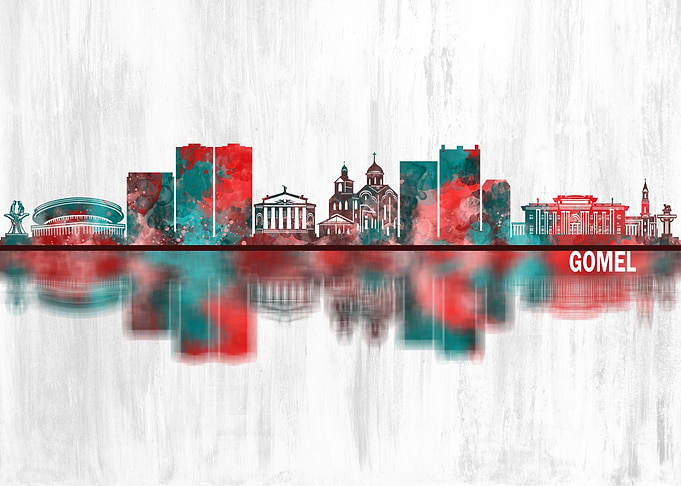 Gomel Belarus Skyline