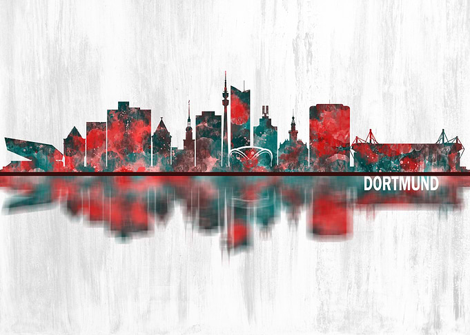 Dortmund Germany Skyline
