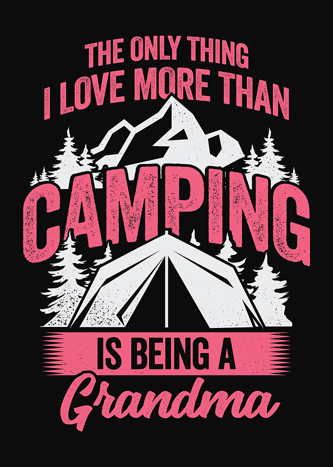Camping Grandma Design
