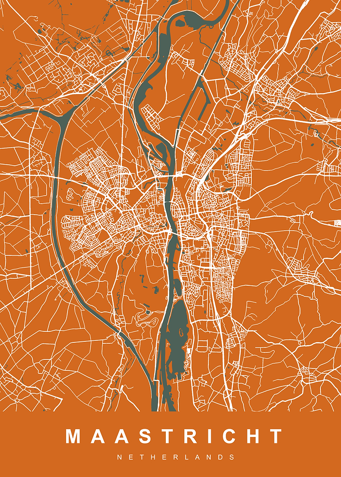 MAASTRICHT Map Netherlands