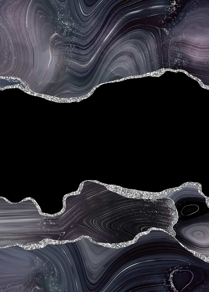 Black Silver Glitter Ag 03