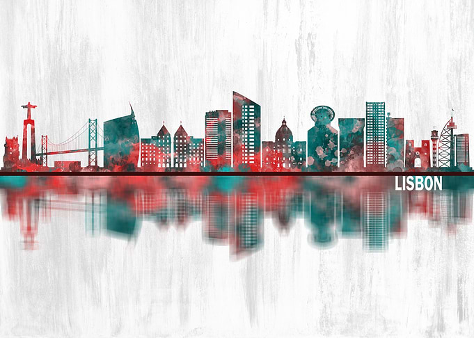 Lisbon Portugal Skyline