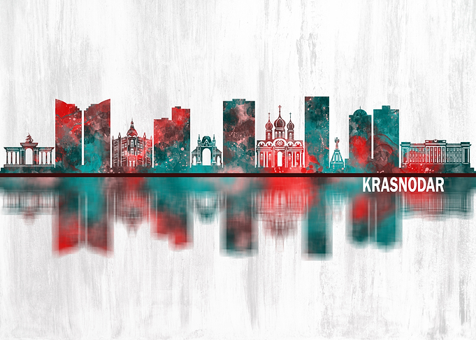 Krasnodar Russia Skyline