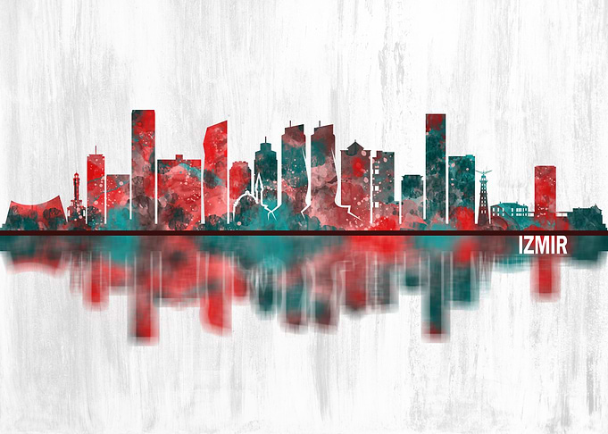Izmir Turkey Skyline