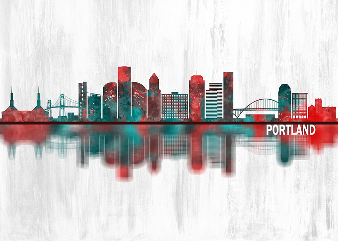 Portland Oregon Skyline