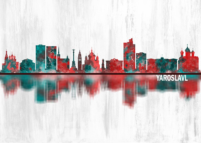 Yaroslavl Russia Skyline