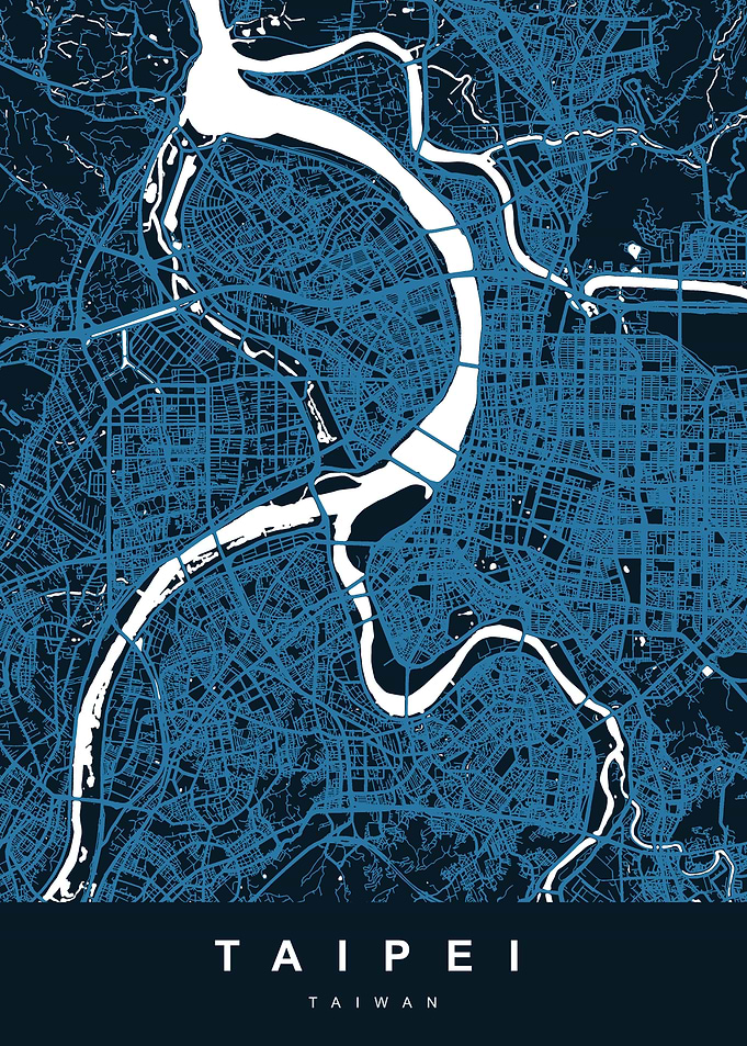 TAIPEI City Map Taiwan