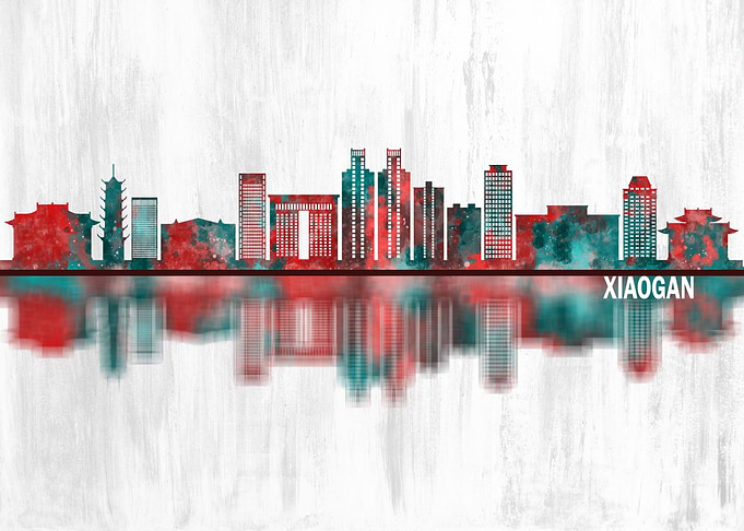 Xiaogan China Skyline