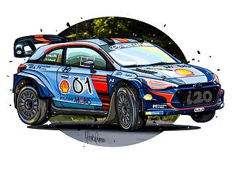 Hyundai i20 WRC Artwork