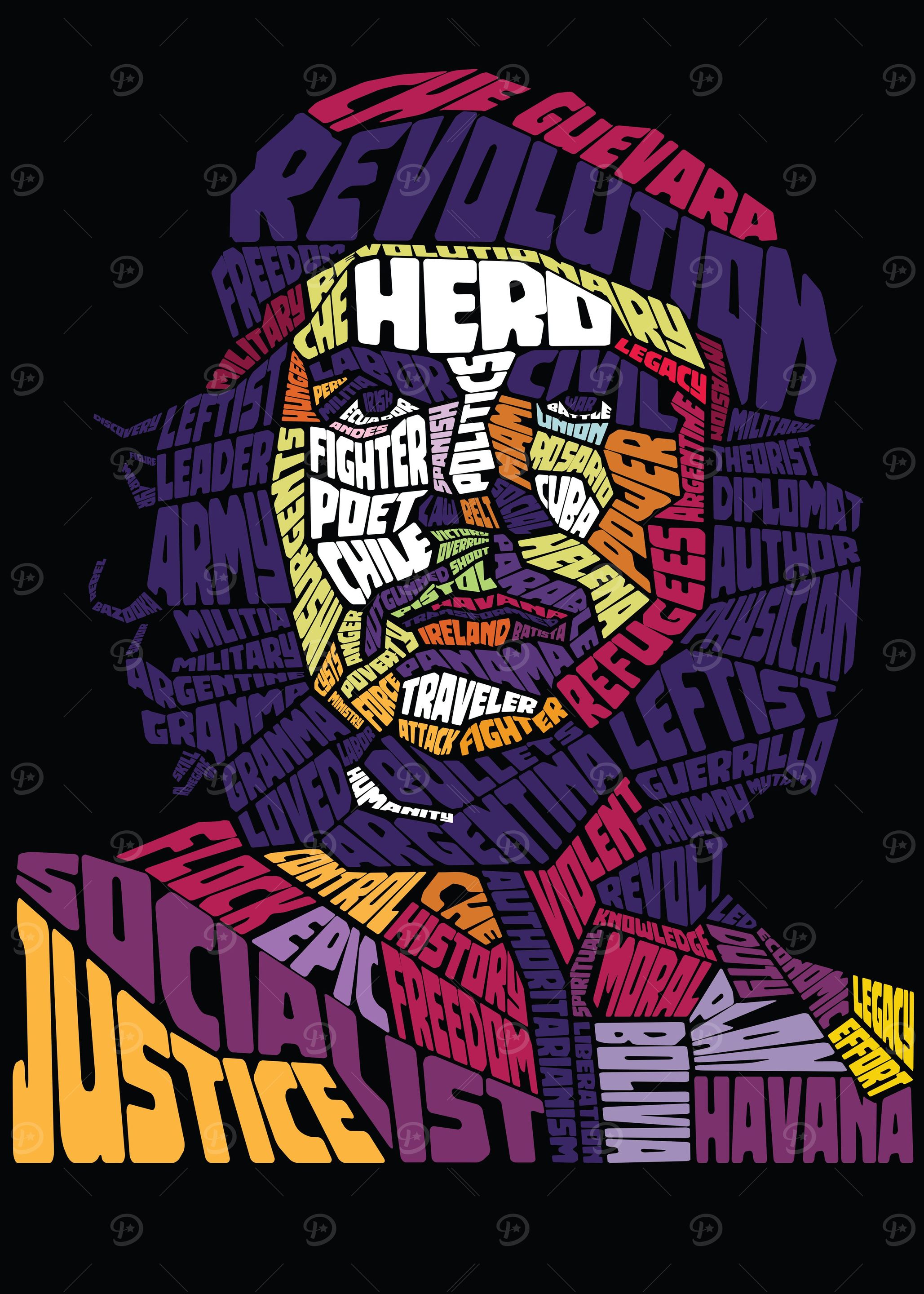 Che Guevara Typography