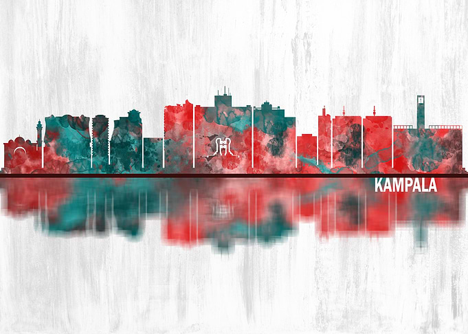 Kampala Uganda Skyline