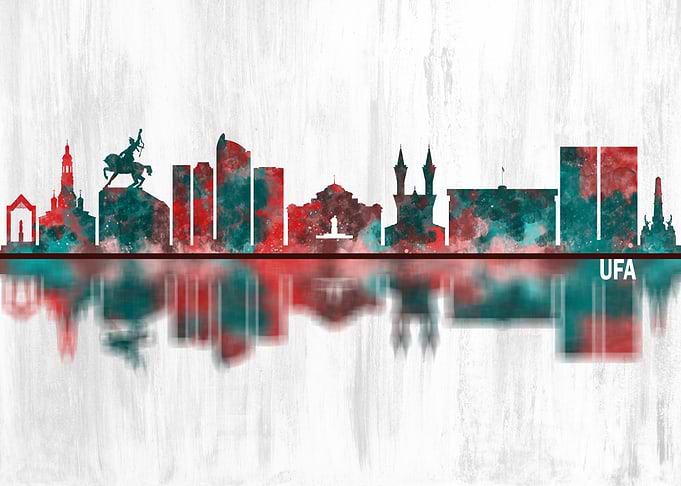 Ufa Russia Skyline