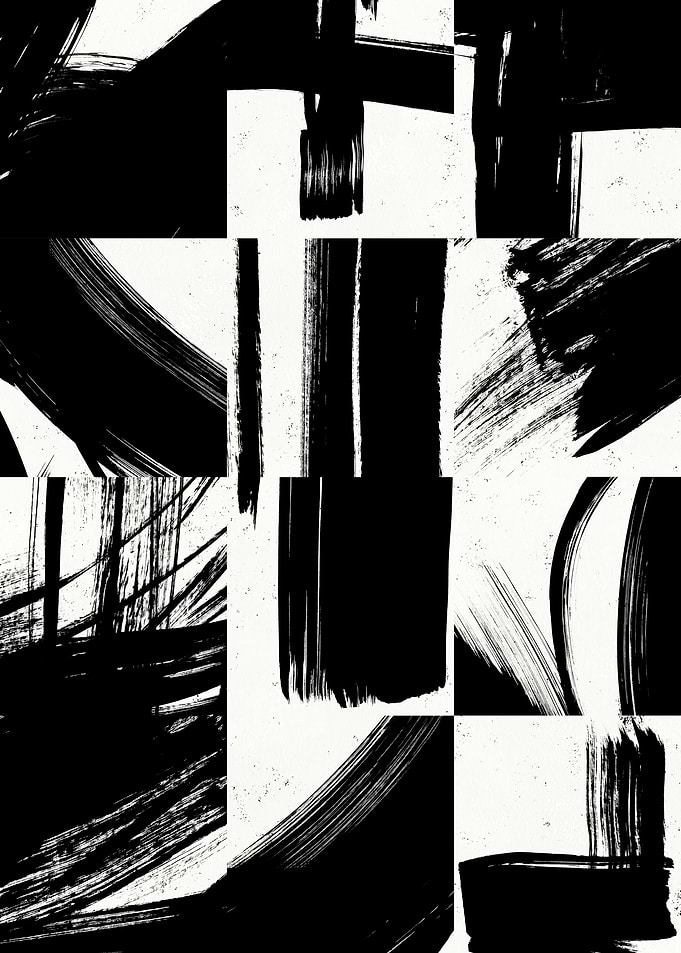 Brush Strokes Collage 3