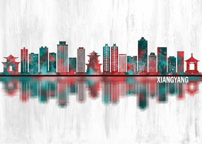 Xiangyang China Skyline