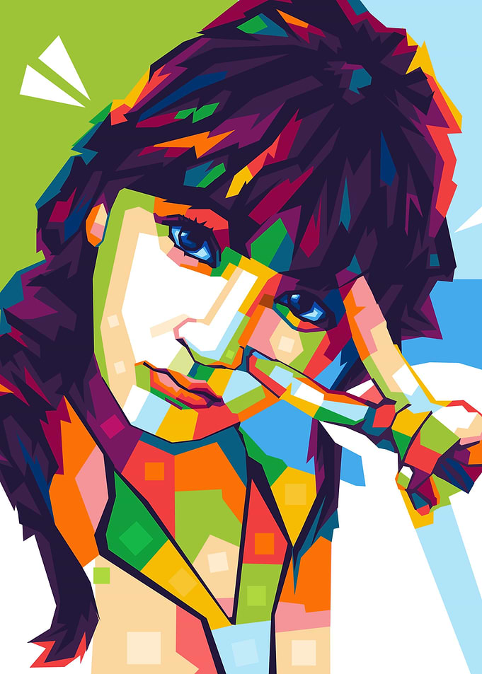 JIHYO TWICE on WPAP POPART