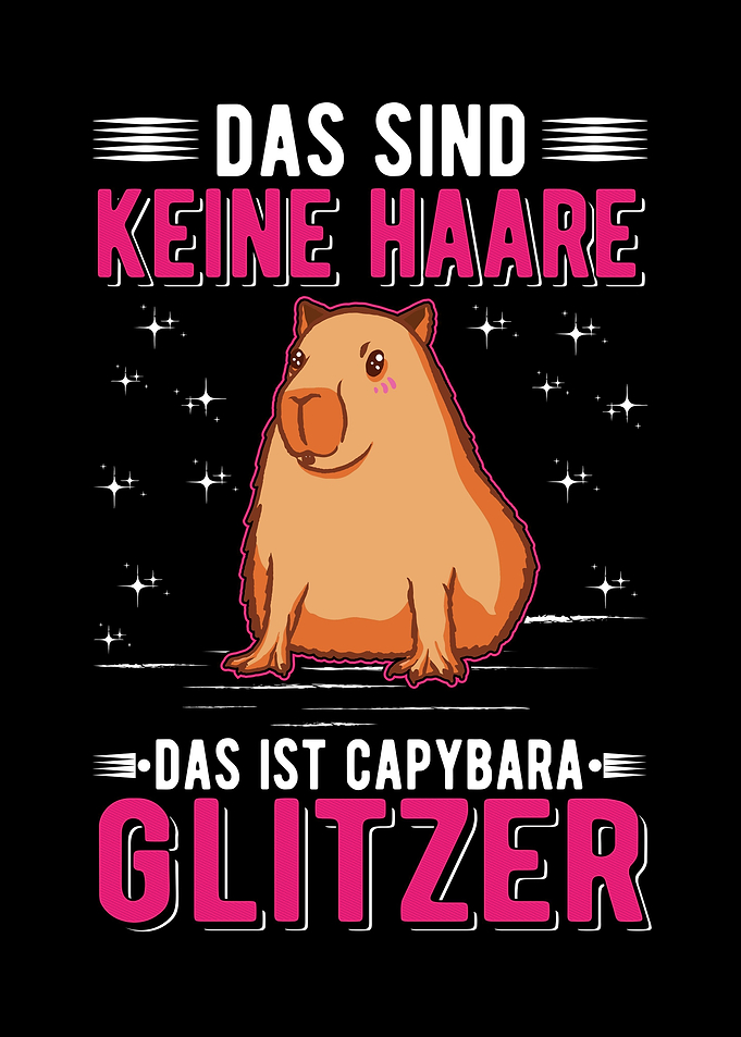 Capybara Glitzer