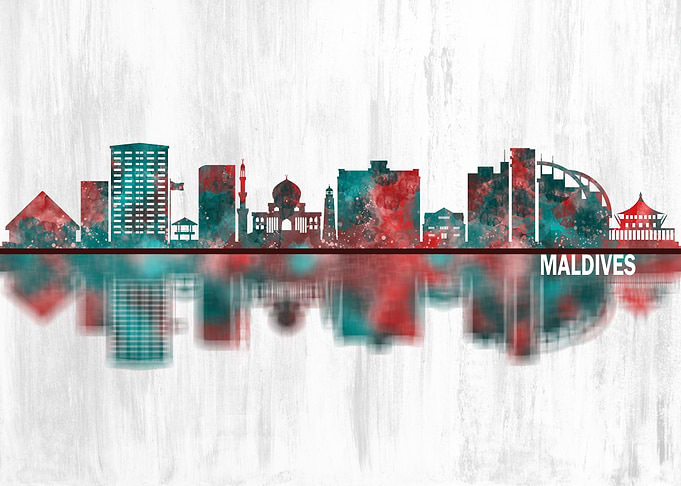 Maldives Skyline