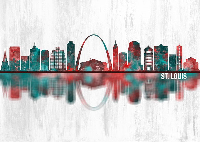 St Louis Missouri Skyline