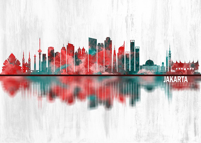 Jakarta Indonesia Skyline