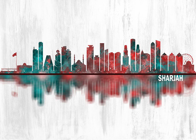 Sharjah UAE Skyline
