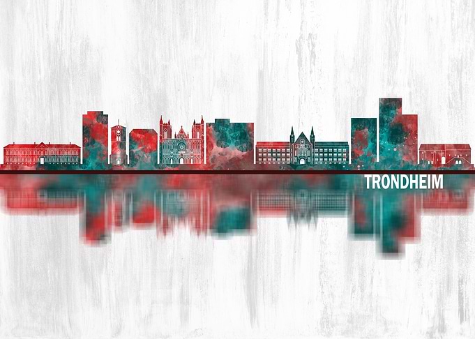 Trondheim Norway Skyline