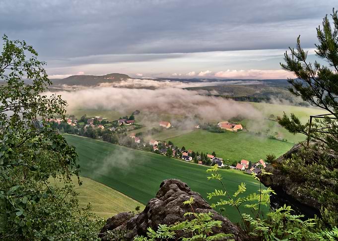 Above the clouds