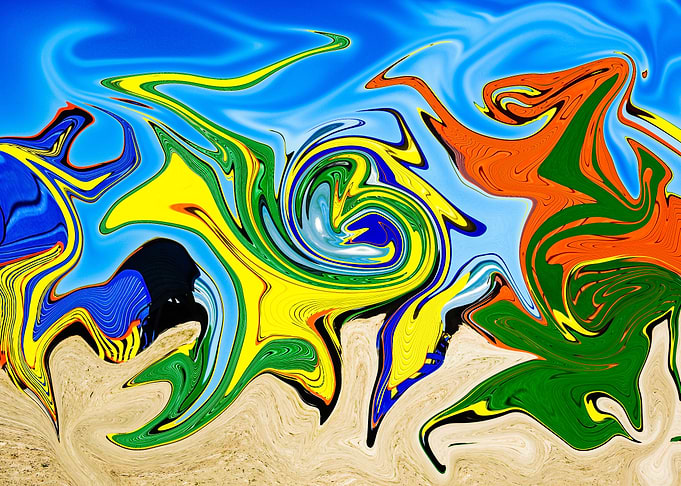 Abstract Beach Cottages