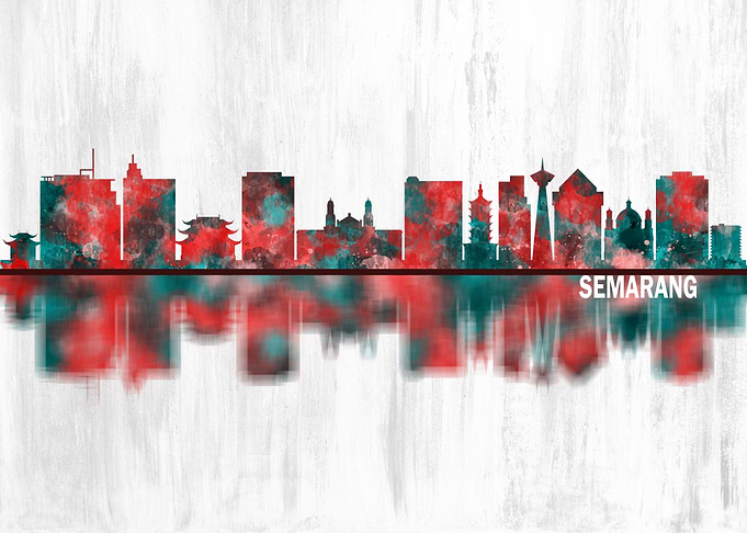 Semarang Indonesia Skyline
