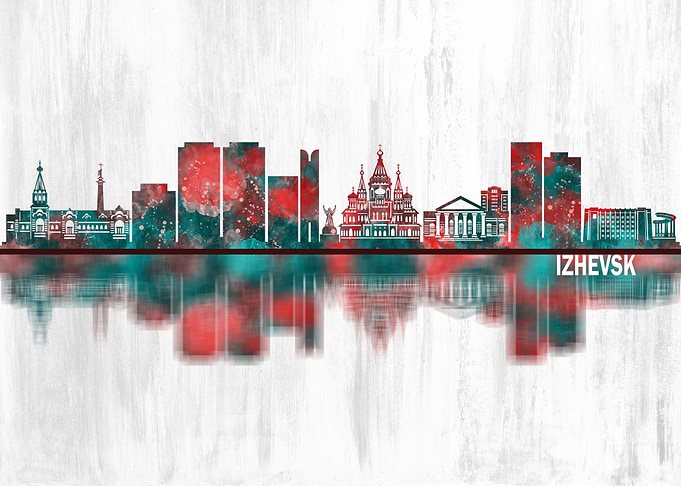 Izhevsk Russia Skyline
