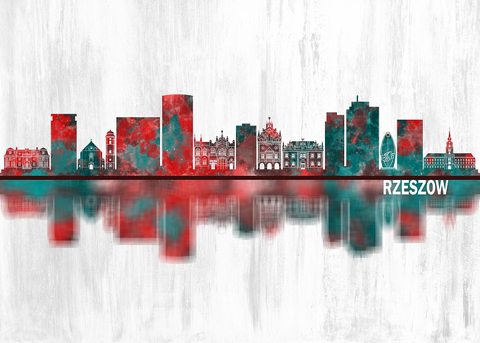 Rzeszow Poland Skyline