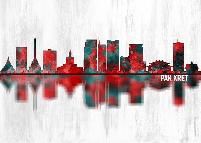 Pak Kret Thailand Skyline