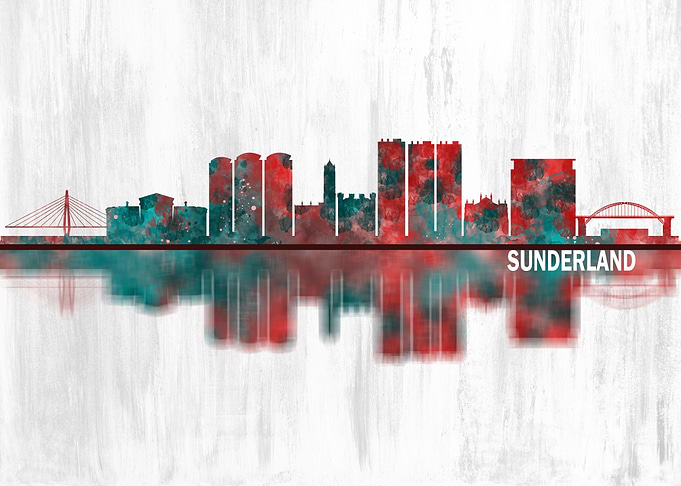 Sunderland England Skyline